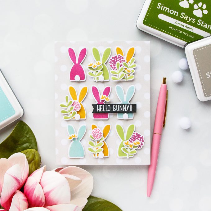 Project: Wobble Easter Bunnies Card