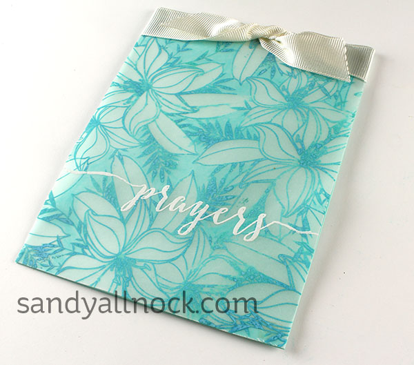 Project: Vellum Floral Patterned Card