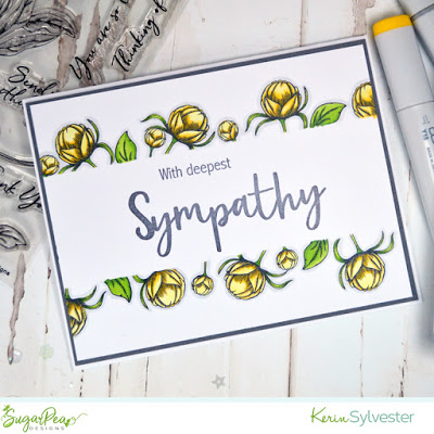 Tip: Floral Sympathy Card with Masking Technique 