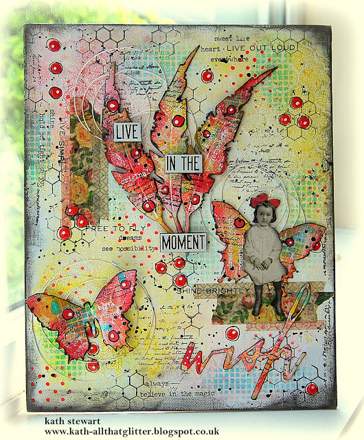 Mixed Media Fairy Canvas