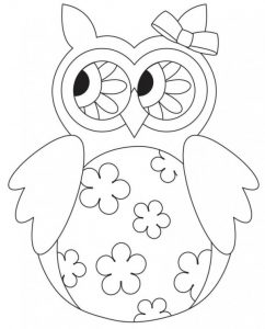 Boy and Girl Owl Digital Stamps