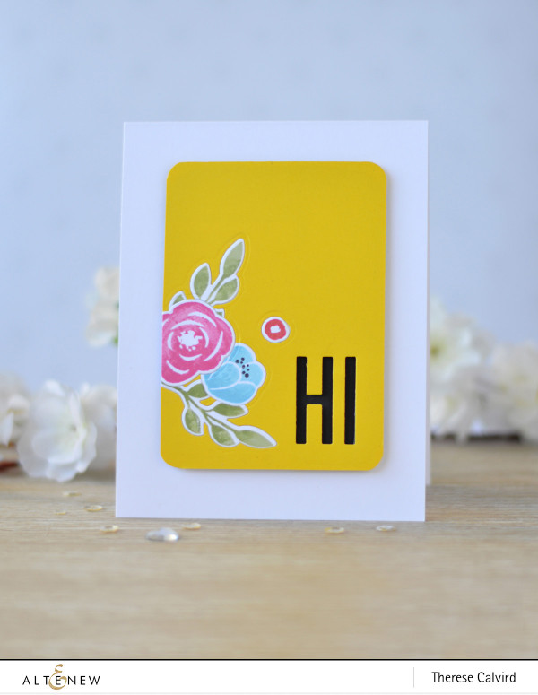 Card with Multiple Die Cut Inlay Technique