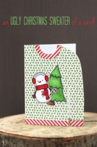 Inspiration: Ugly Christmas Sweater Card – Card Making