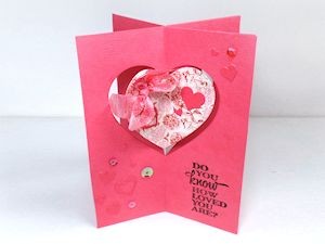 Project: Valentine Four Way Card