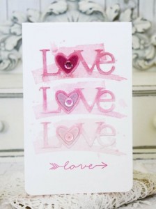 Project: Ombre' Valentine's Day Card