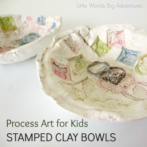 Project: Stamped Clay Bowl Kids Craft