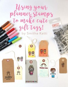 Project: Tags using Planner Stamps