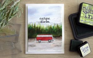 Project: Masculine Card with VW Bug Van