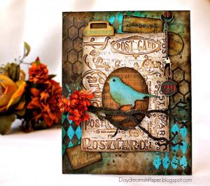 Project: Mixed Media Bird Card