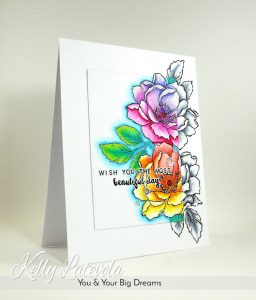 Project: Colored Highlight Floral Card