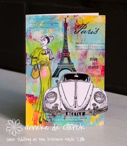 Inspiration: 10 Cards with the Same VW Bug Car Stamp