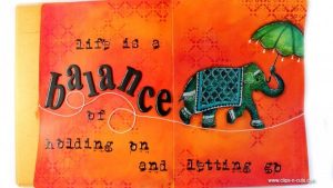 Project: Elephant Art Journal Page