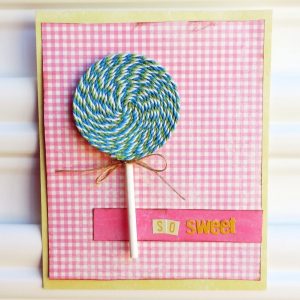 Project: Lollipop Bakers Twine Card