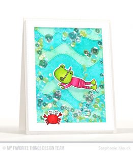 Project: Swimming Frog Shaker Card