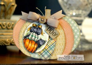 Project: Pumpkin Shaped Card