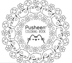 Freebie: Pusheen Cat Coloring Page