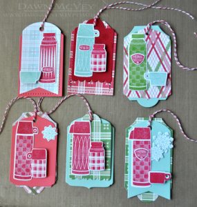 Project: Layered Christmas Tags