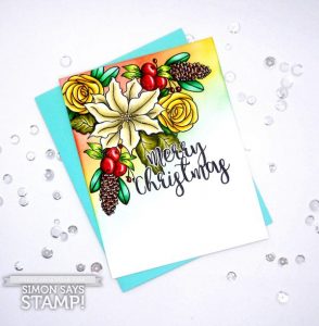 Project: Christmas Floral Card