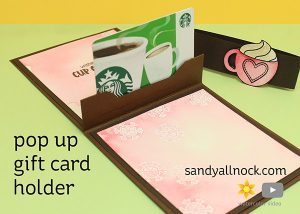 Project: Pop Up Gift Card Holder