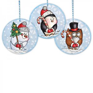 Project: Stamped Christmas Ornaments