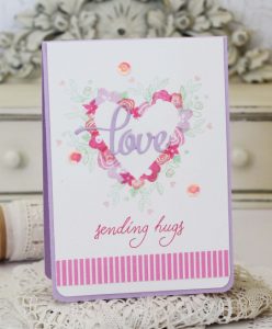 Project: Heart Shaped Wreath Card