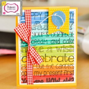 Project: Rainbow Words Card