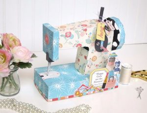 Inspiration: Paper Sewing Machine Box