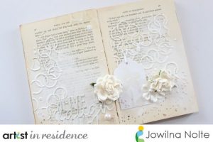 Project: White on White Journal Page