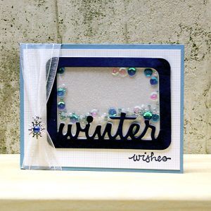 Project and Tip: Easy Winter Shaker Card