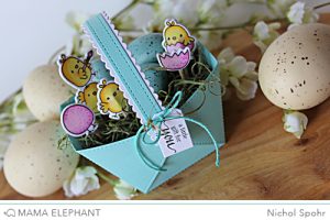 Project: Stamped and Die Cut Paper Easter Basket