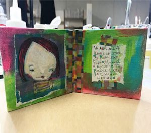 Project: Mixed Media Canvas Card