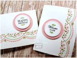 Tip: Stamped Scalloped Cards