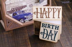 Download: Birthday Die Cut Flap Card