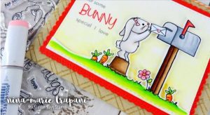 Tip: Bunny Card with 3 different mediums