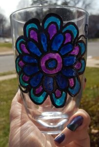 Project: Coloring Book Page Glass