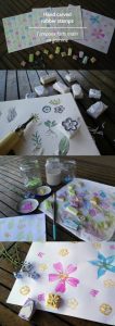 Tutorial: DIY Hand Carved Flower Stamps