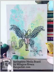 Project: Spring Fairy Mixed Media Canvas