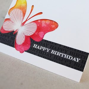 Tip: Die Cut Around Sentiments