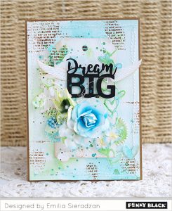 Project: Dream Big Mixed Media Card