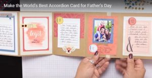 Project: Father's Day Accordion Card