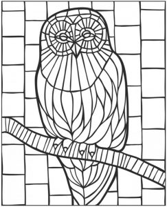 Download: Owl Coloring Page