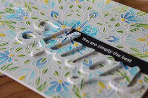 Tutorial: Stamped Card with Raised Sentiment