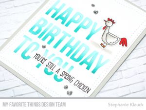 Project: Funny Spring Chicken Birthday Card