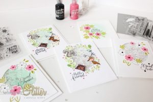 Project: Coordinating Stamps and Dies Shaker Card