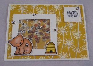 Project: Bear and Bee Shaker Card