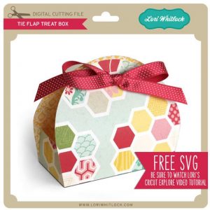 Download: Tie Flap Treat Box SVG File