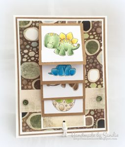 Project: Dinosaur Water Fall Card