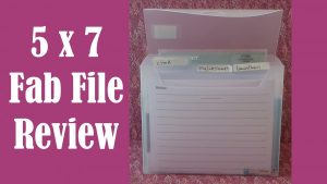 Product Review: 5 x 7 Fab File Craft Room Storage