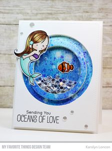 Project: Mermaid Spinner and Shaker Card