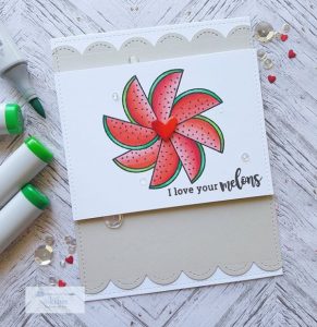 Project: Watermelon Wreath Card